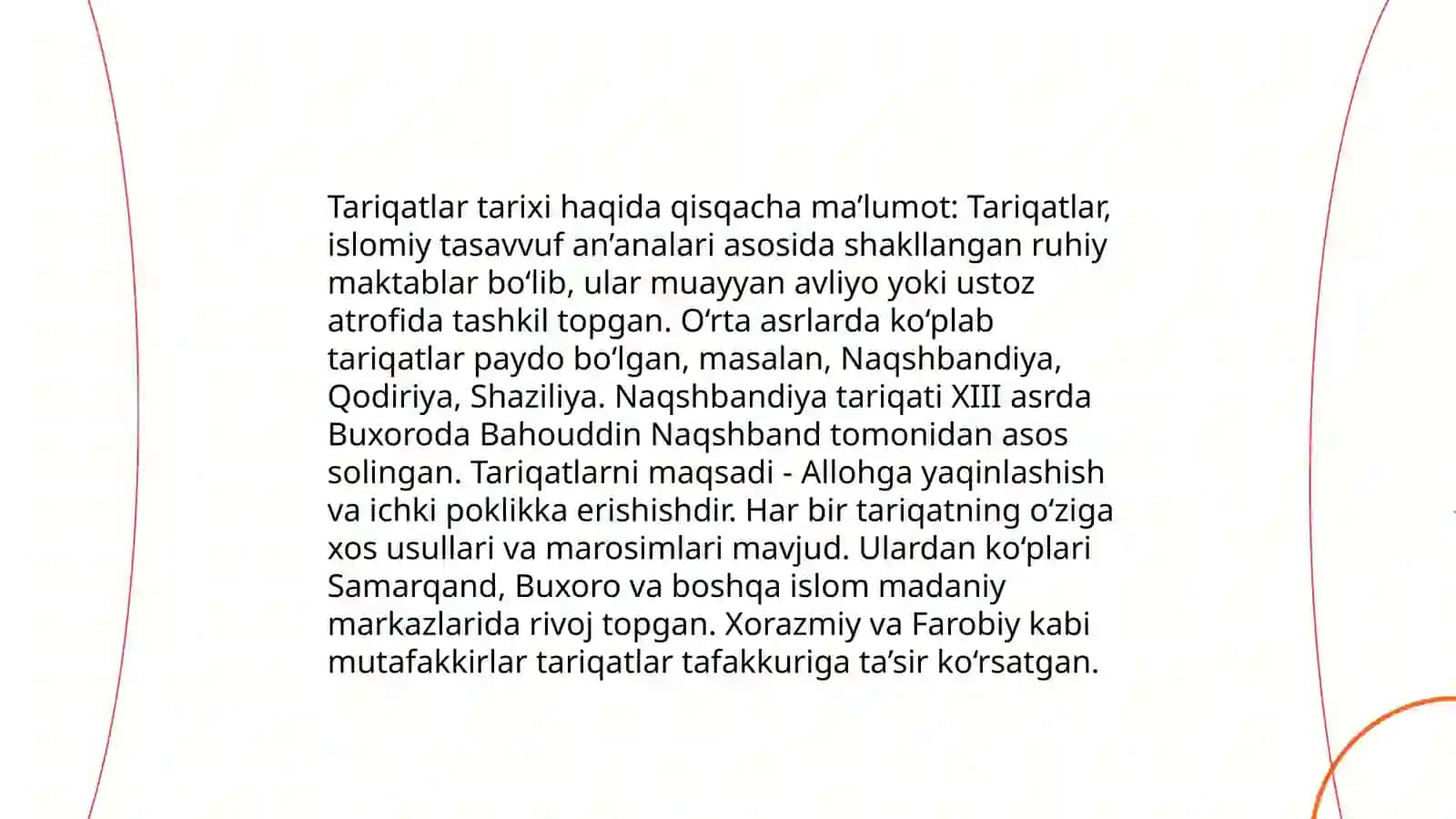 Tariqatlar silsilasi 3