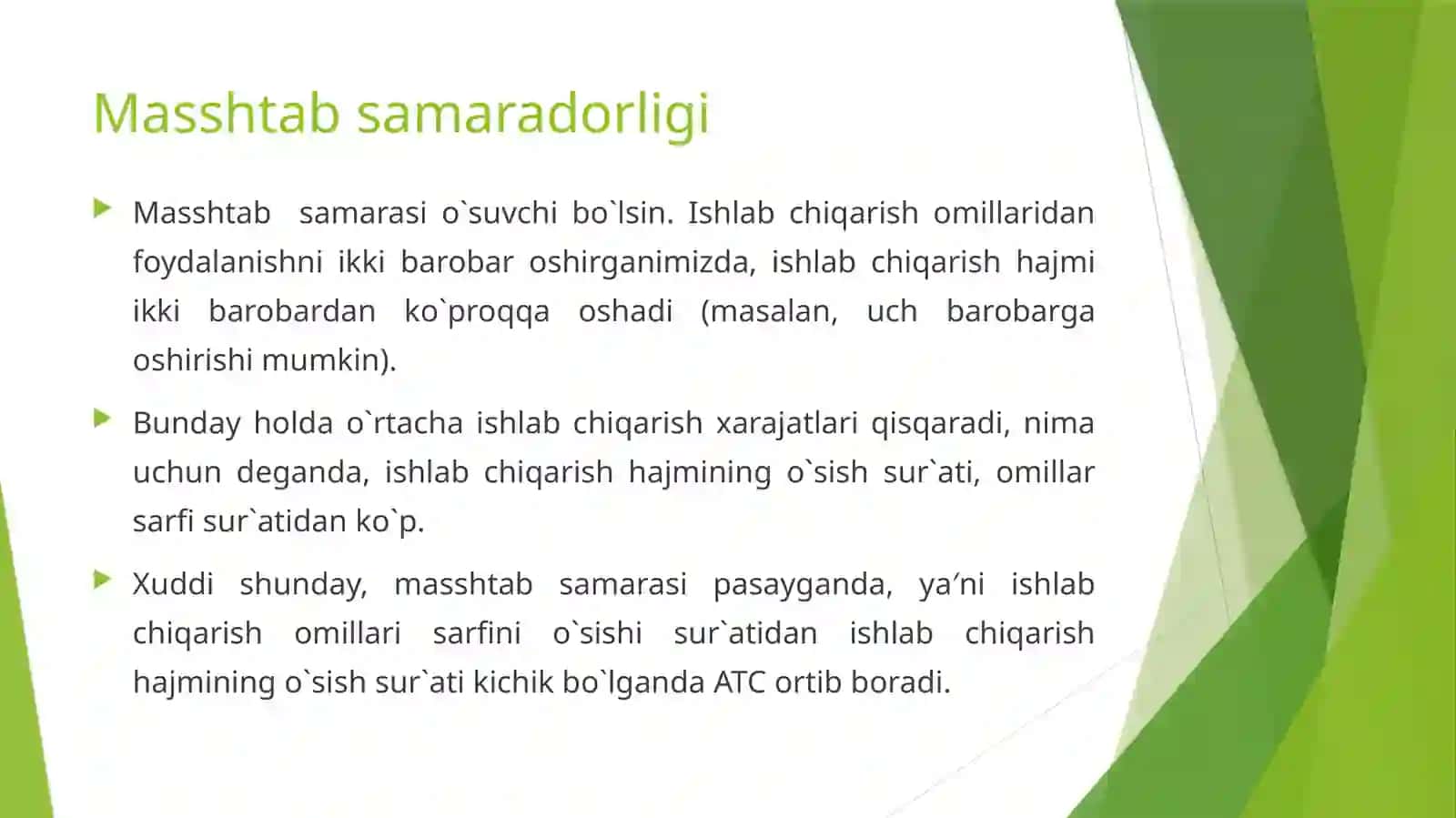Uzoq muddatli oralikdagi firmalar 3