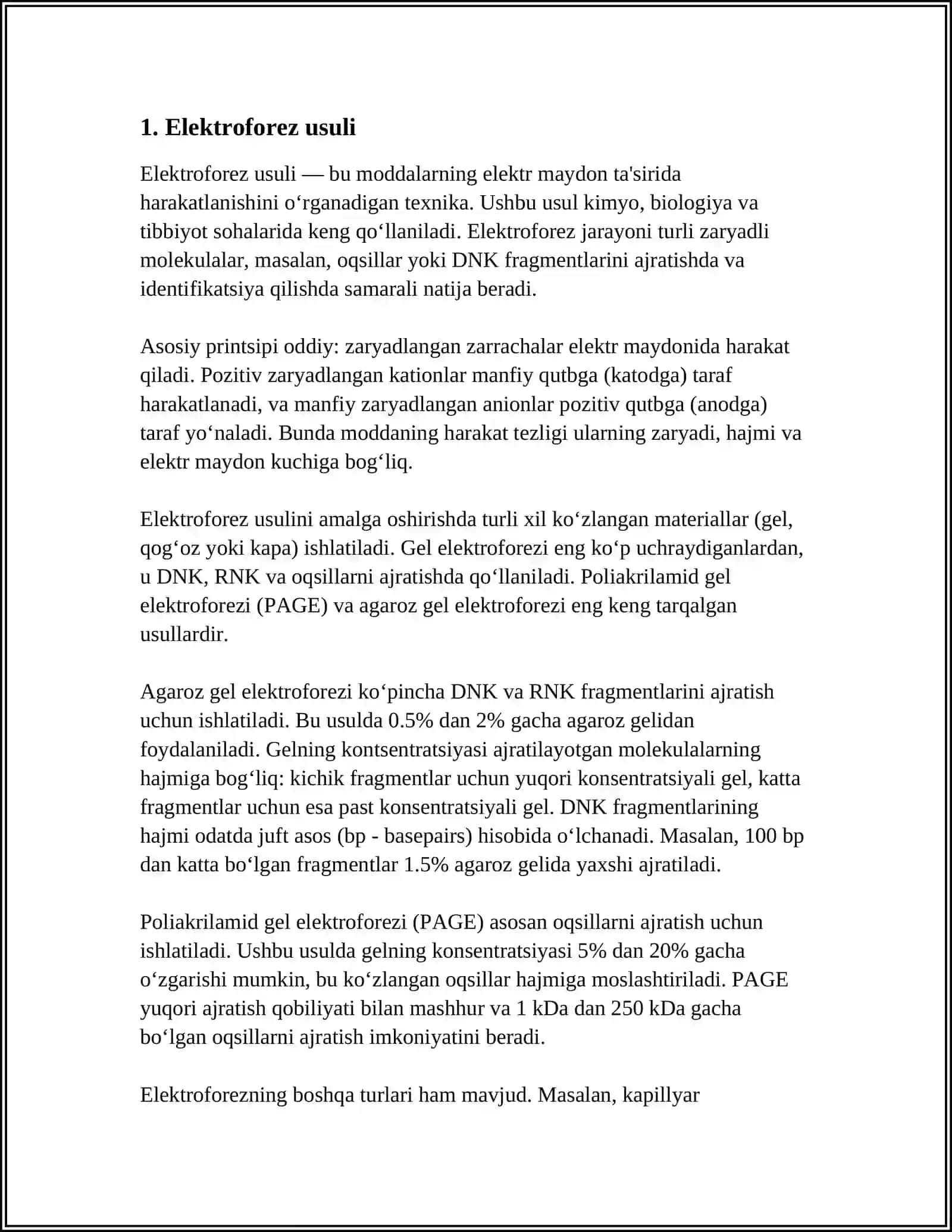 Elektrokimyoviy davolash va diagnostika usulari 3