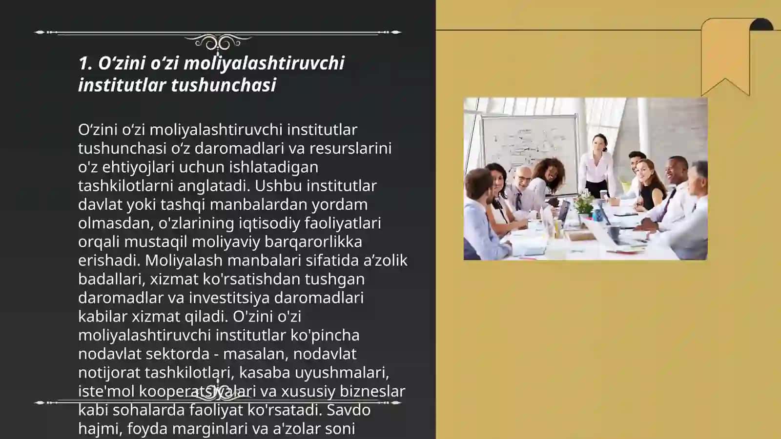 Oʻzini oʻzi moliyalashtiruvchi institutlar faoliyati 3