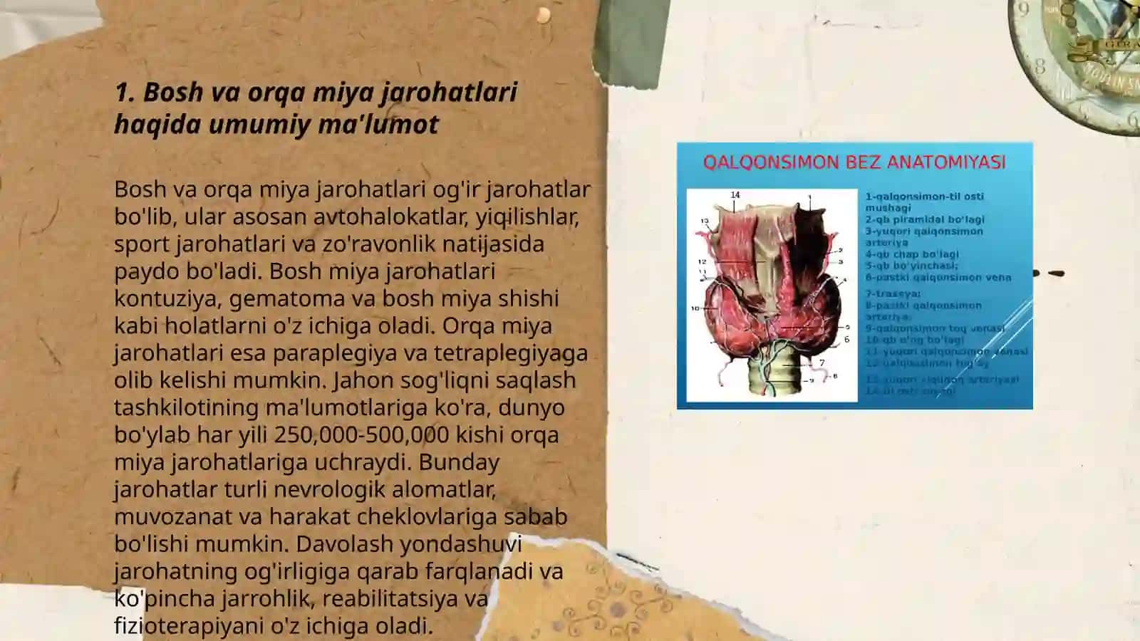 Bosh va orqa miya jarohatlari, turlari, diagnostika,davolash usullari 3