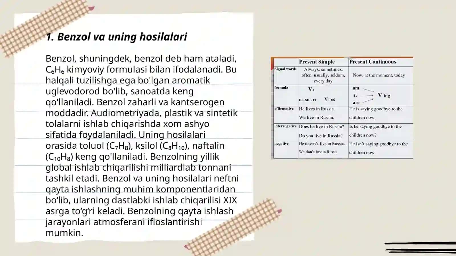 Aramatik uglevodarodlar va ularning hosilalari 3