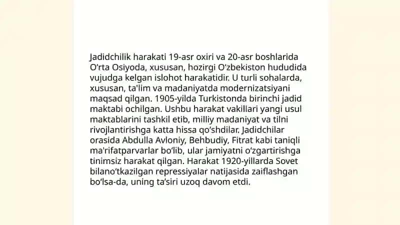 XIX asr oxiri va XX asr boshlari adabiyoti 3