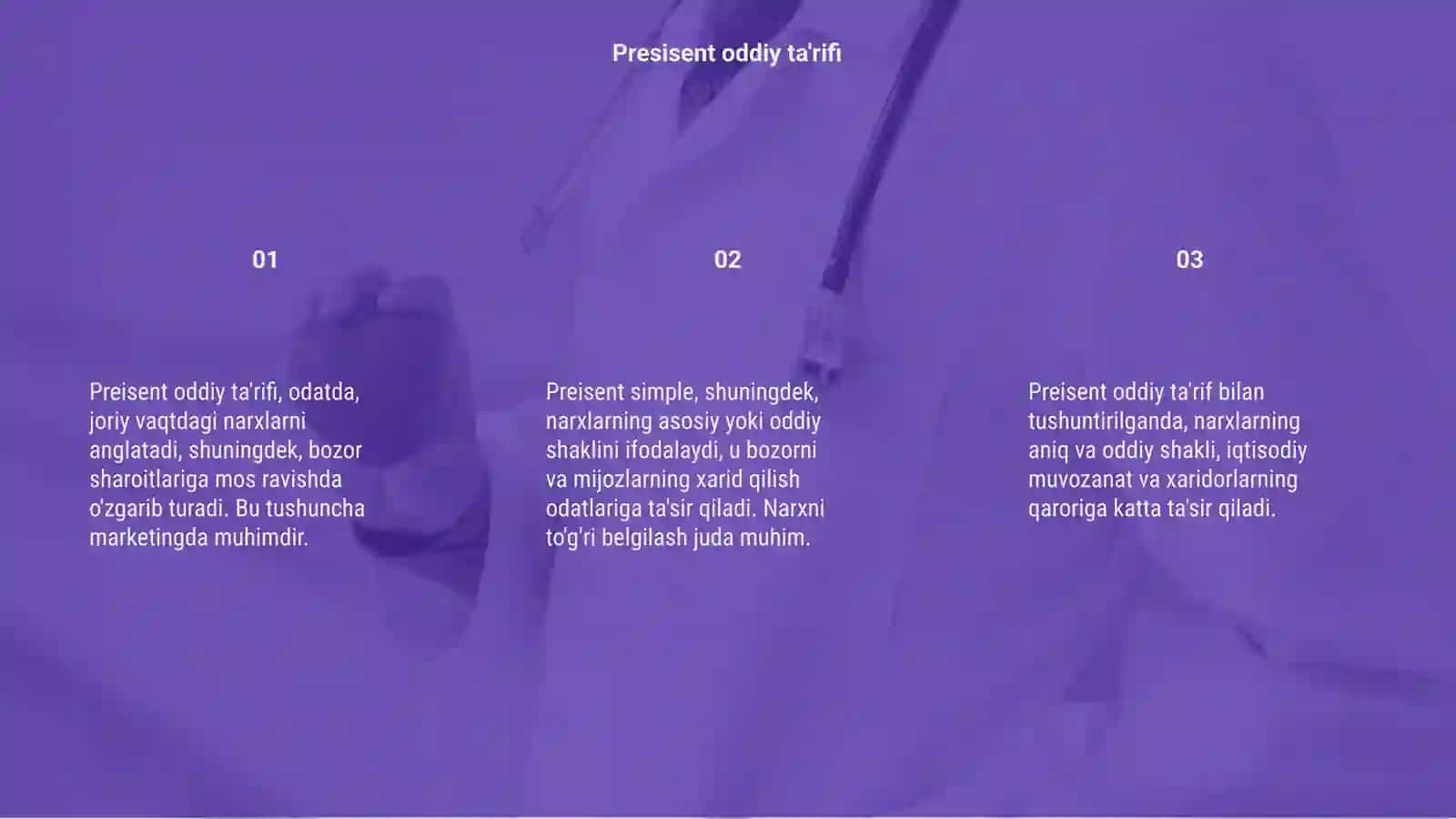 Preisent simple 3
