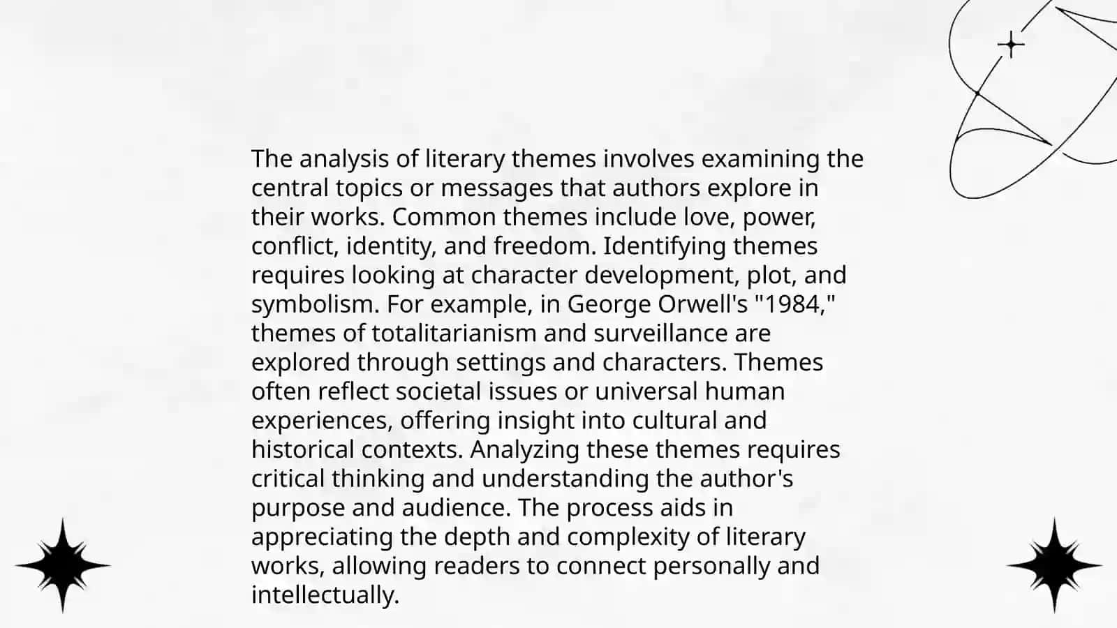 Analysis of Literary Themes 3