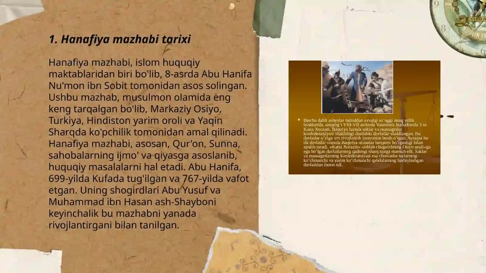 Hanafiya mazhabi tarixi 3