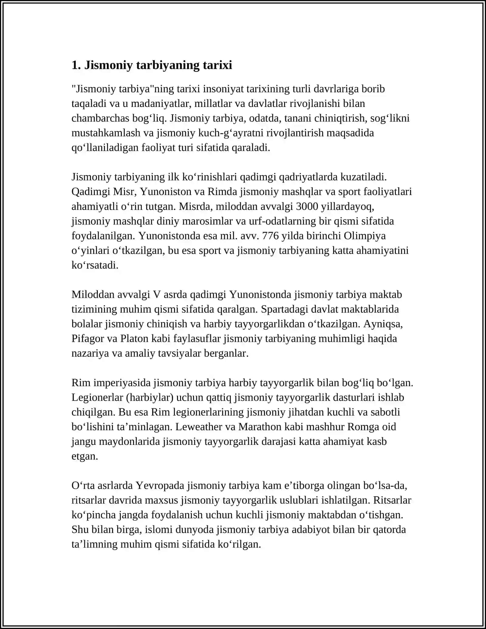 JISMONIY MADANIYATNING RIVOJLANISHI 3