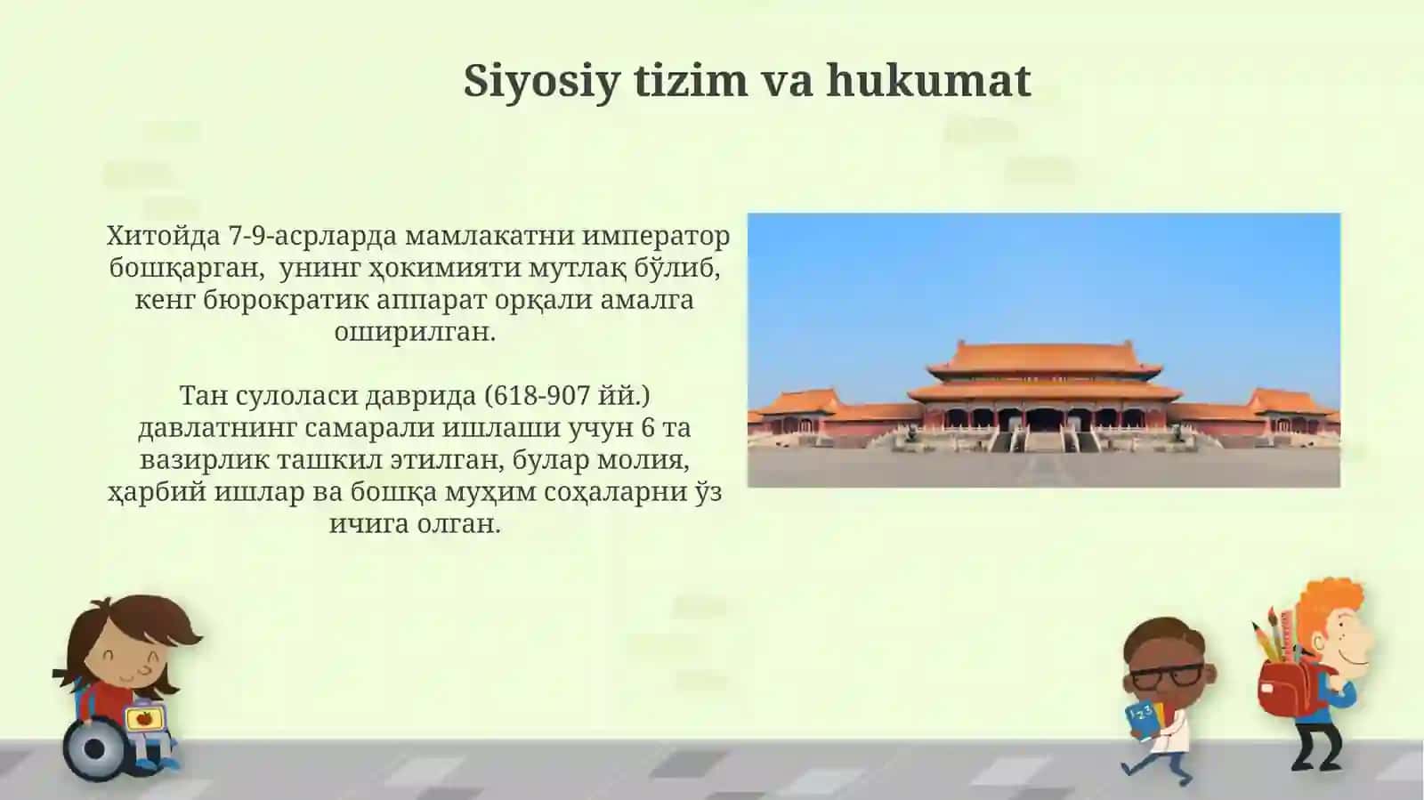 Rivojlangan òrta asrlarda Xitoy 3