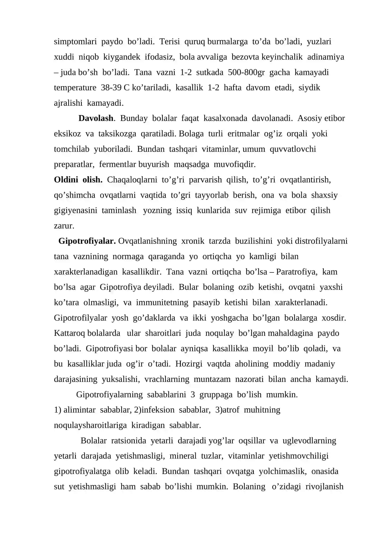 Turli yoshdagi bolalarda uchraydigan oshqozon ichak kasalliklari 3