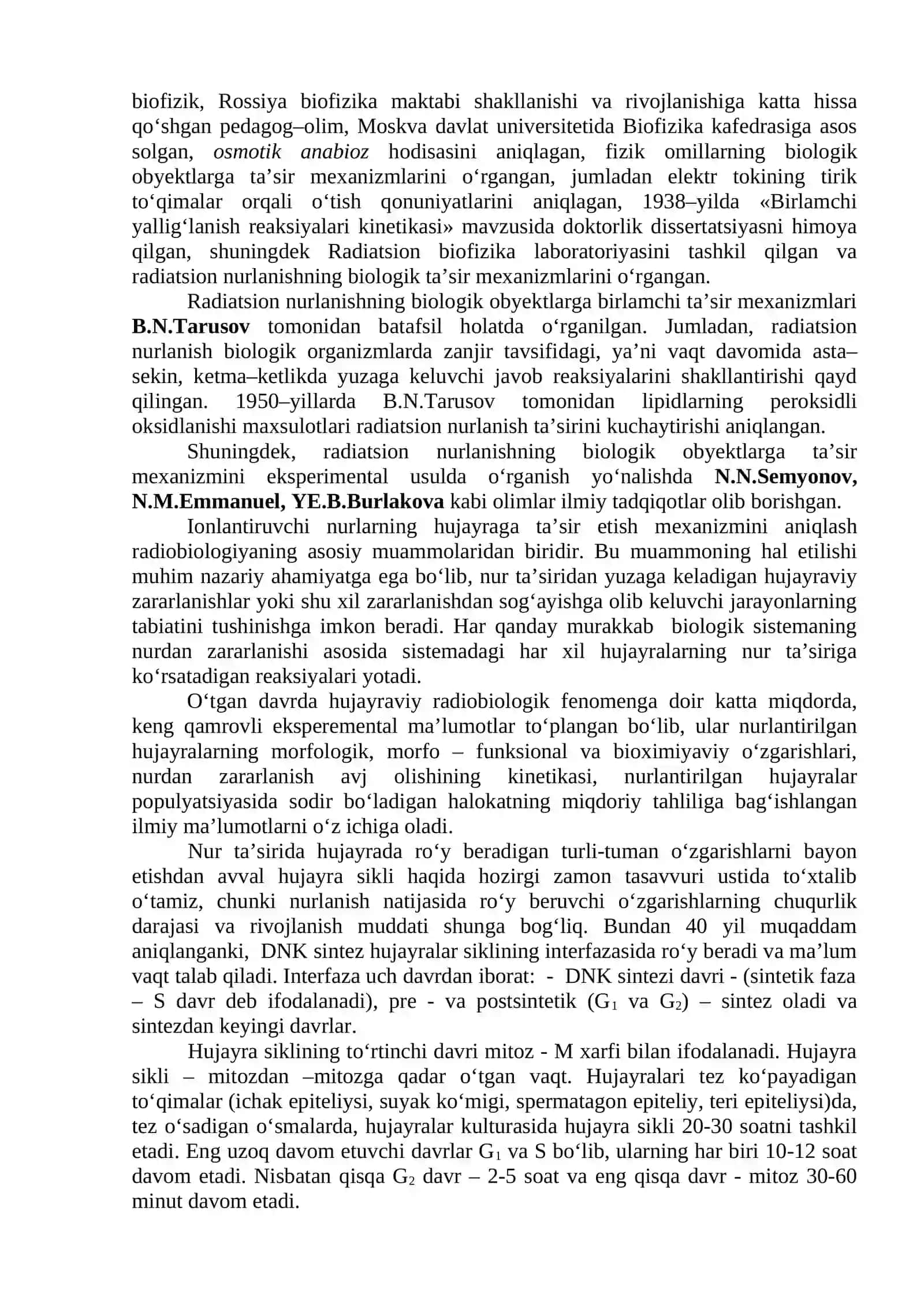Hujayraning zararlanishi, nobud boʻlishi va sabablari 3