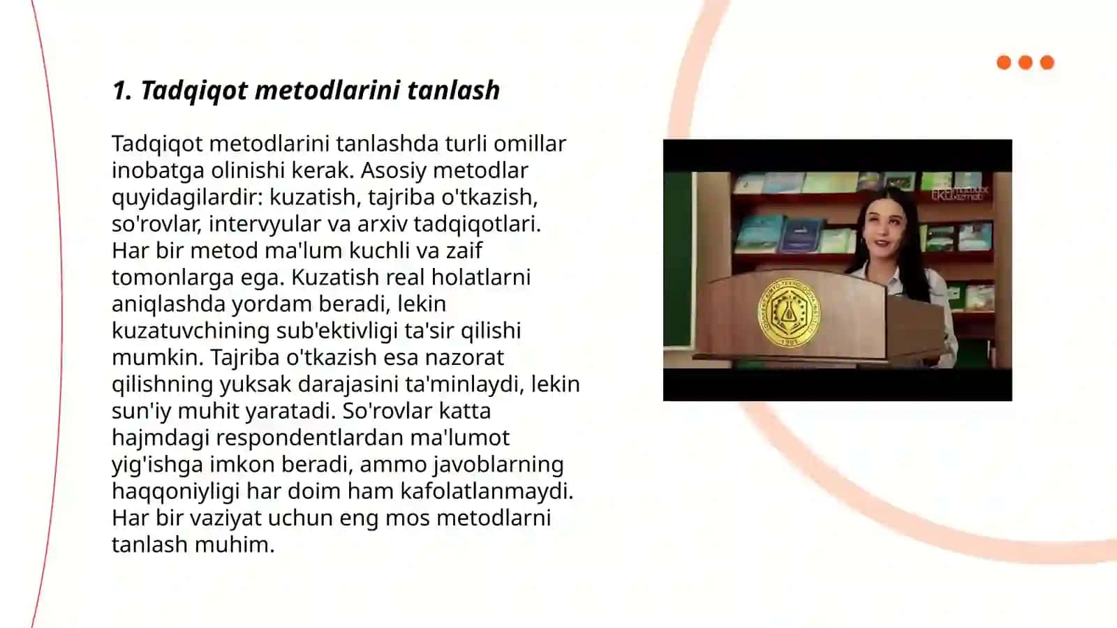 Magistrlik dissertatsiyasi uchun metodologik xulosa yozish 3