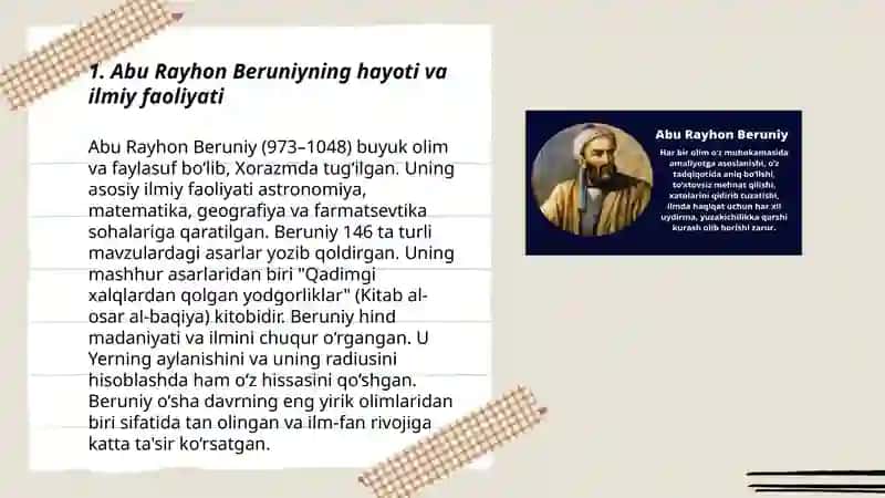 Abu Rayhon Beruniy va uning falsafiy qarashlari 3
