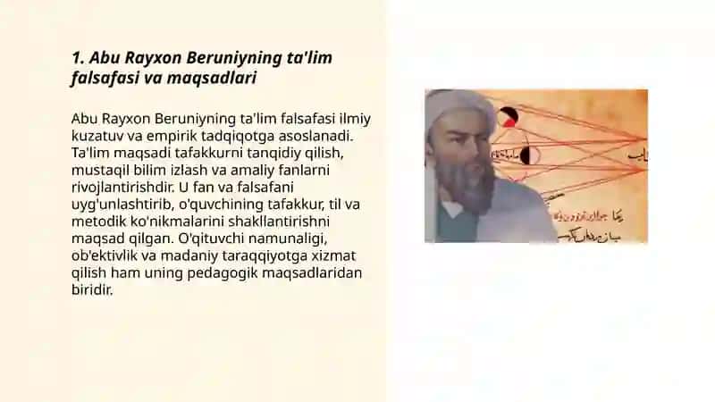 Abu Rayxon Beruniyning pedagogik qarashlari 3