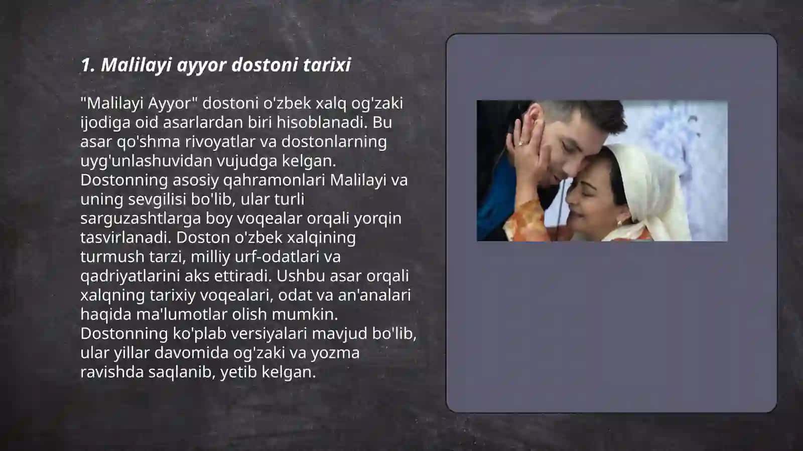 Malilayi ayyor dostoni tahlili 3