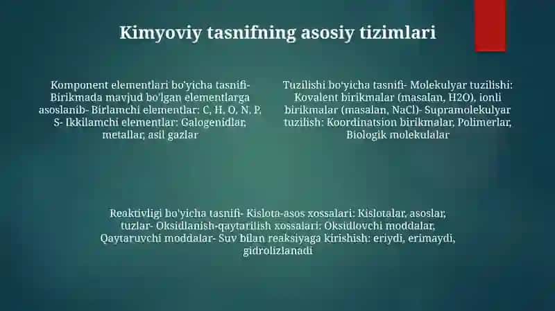 Kimyoviy Bilimlarning Klassifikatsiyasi Va Tizimi 3