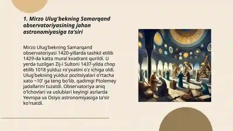 Tags: Mirzo Ulug’bek, Mirsobirova Iroda, astronomiya, xalqaro ahamiyat 3