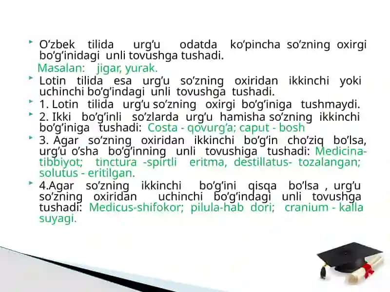 Lotin tilivatibbiy terminologiya o’qituvchisi 3