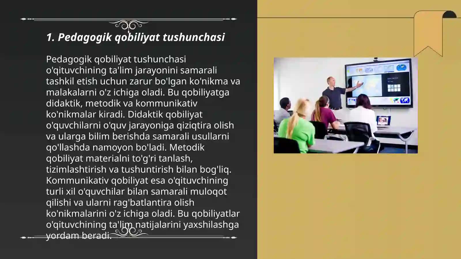O'qituvchi kasbiy faoliyatida pedagogik qobilyatning ahamiyati 3