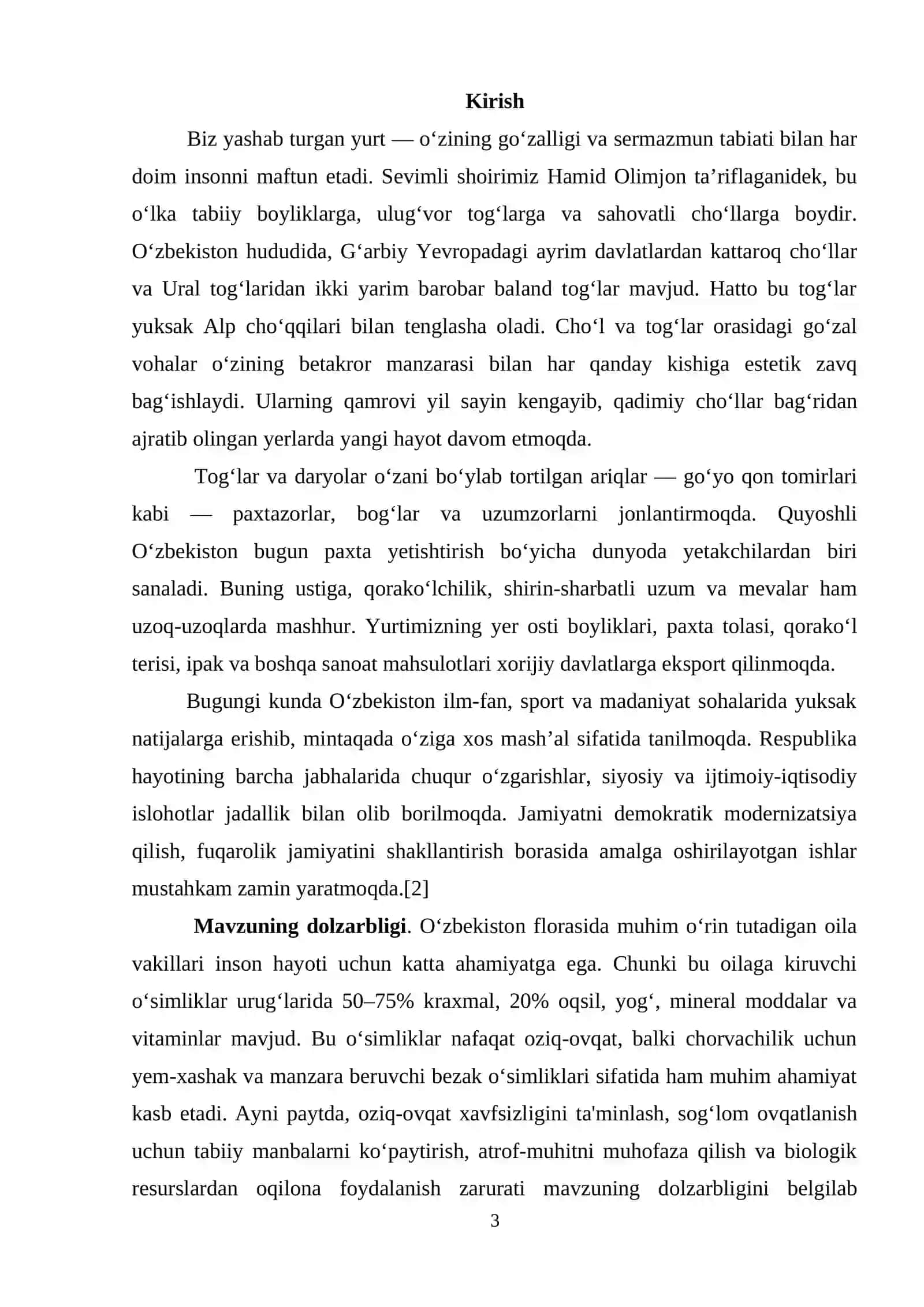 Boshoqnamolar qabilasi (Bug‘doydoshlar oilasi va oilachalari) 3