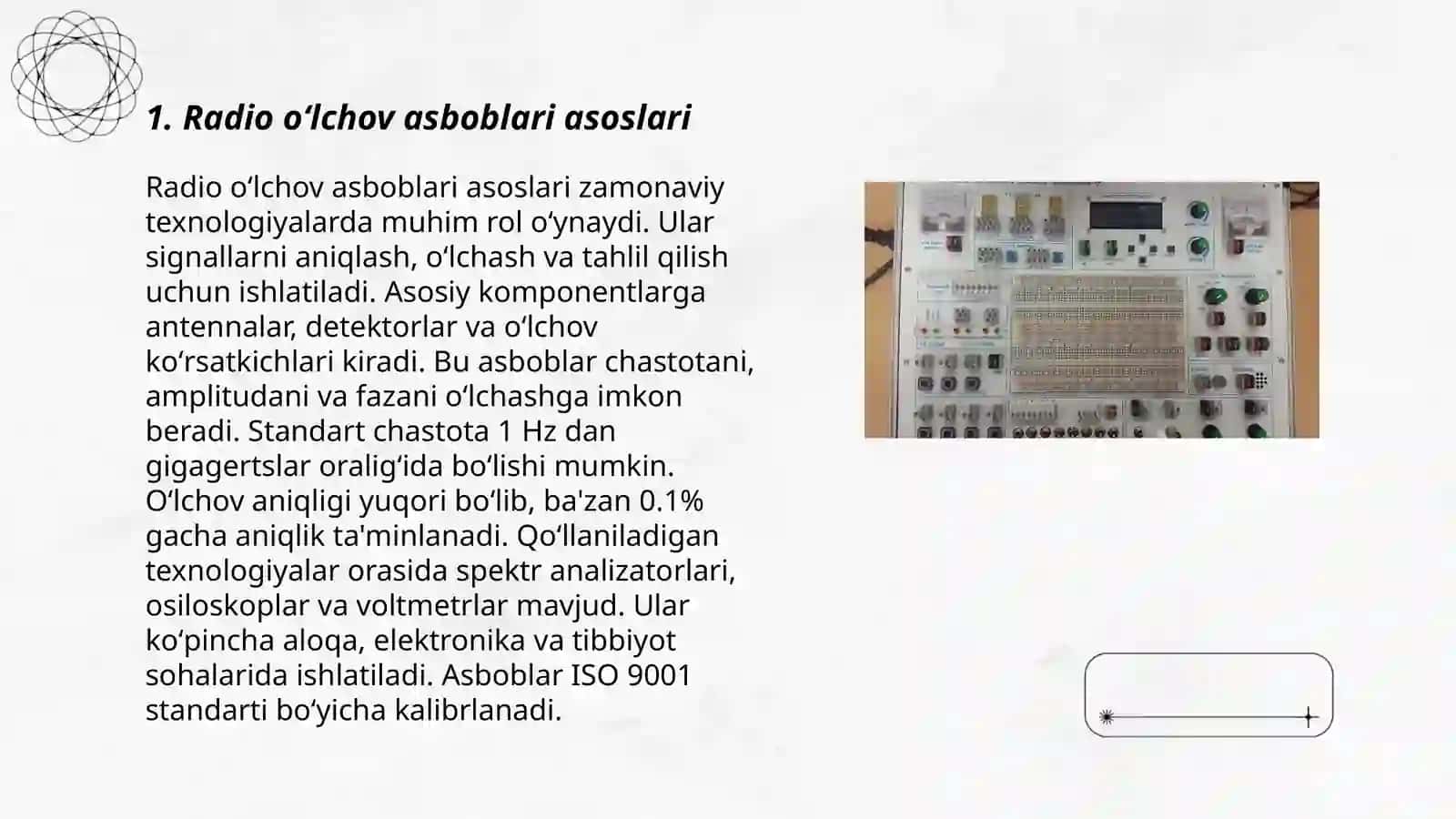 Radio oʻlchov asboblari yordamida elektronika passiv elementlarini tekshirish 3