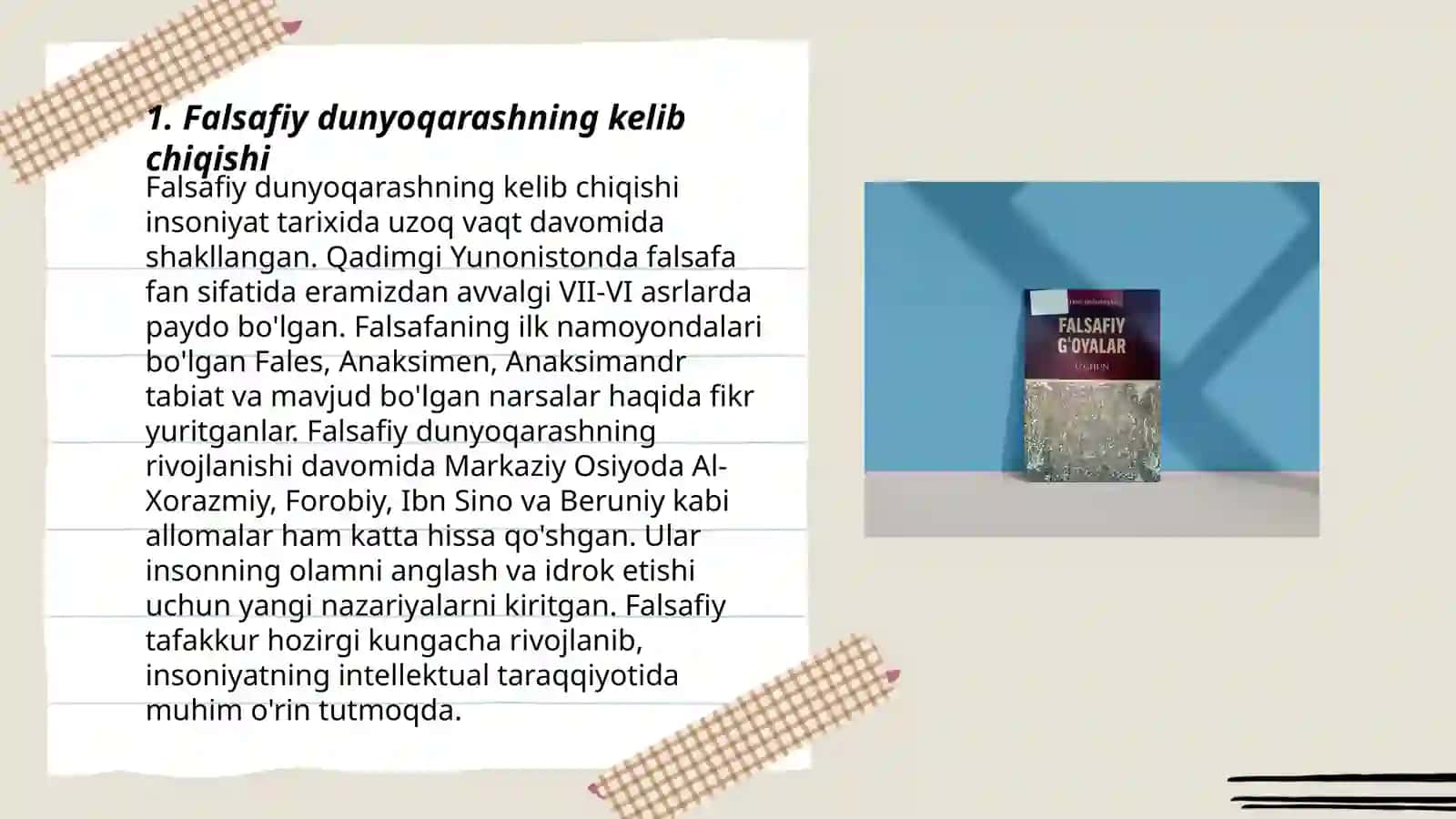 Falsafiy dunyoqarash va uning mohiyati 3