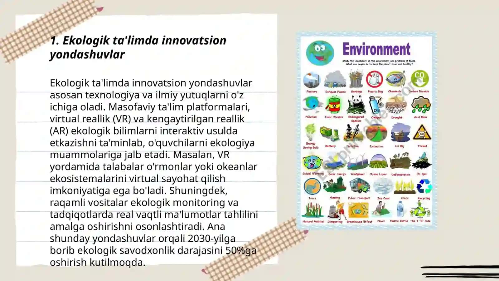 Ekologik ta'lim sohasidagi rivojlanish markazining faoliyati 3