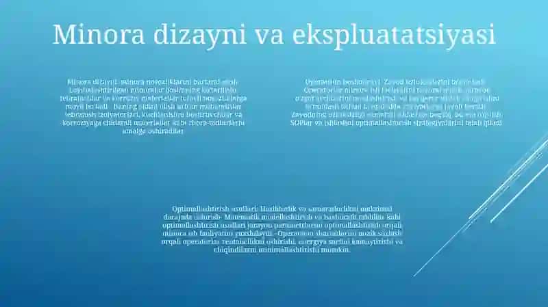 Sul Fat Kislota Ishlab Chiqarishning Minorali Usuli 3