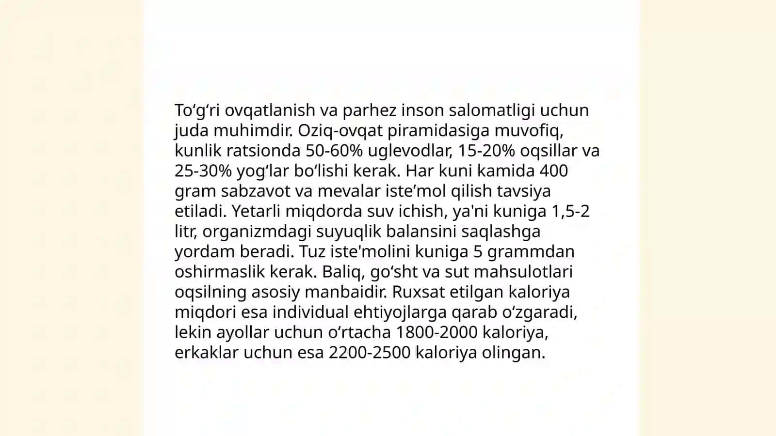 Sogʻlom turmush tarzi - salomatlik va shaxsiy xavfsizlikni asosiy omili 3