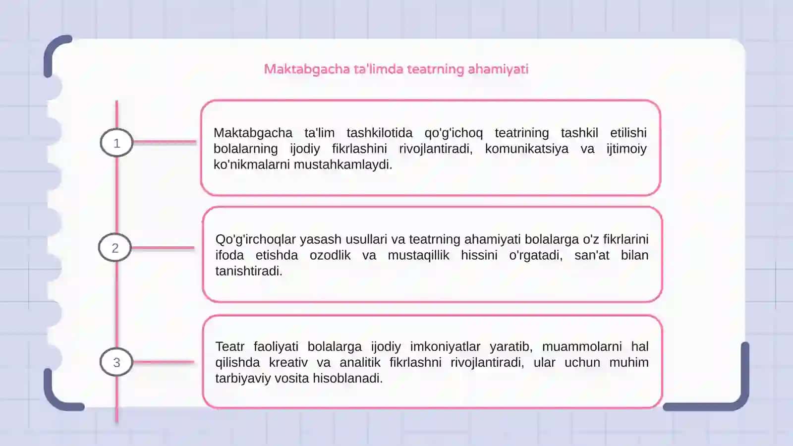 Maktabgacha ta'limda Qo'g'ichoq Teatrini Tashkil Etish 3