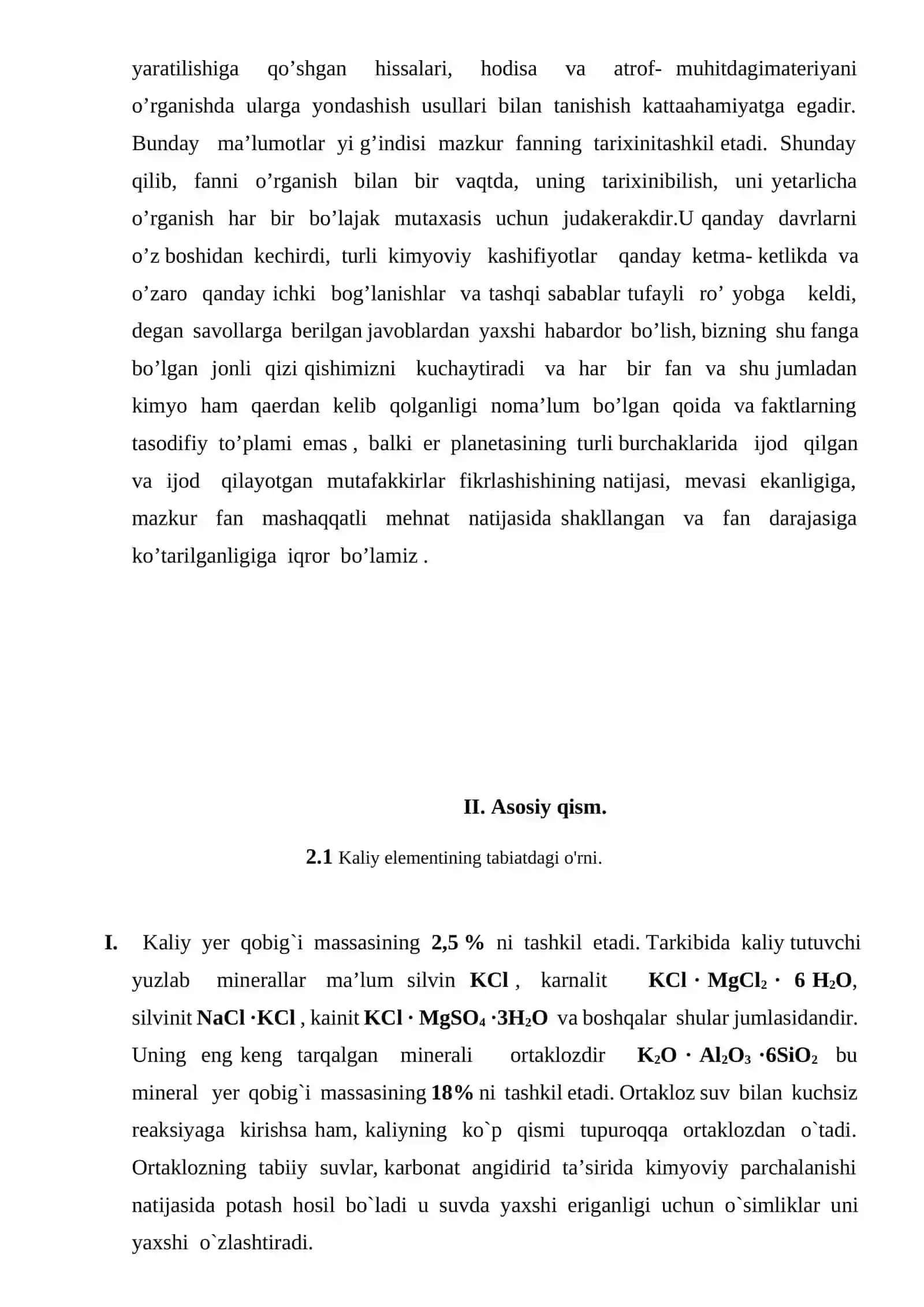 Ekologiya va tuproqshunoslik KURS ISHI 3