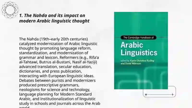 Modern Arabic Linguistics in 19-20 Century 3