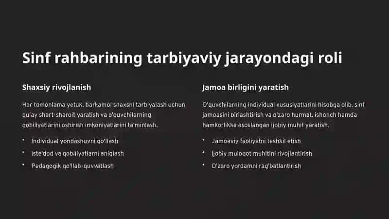 Maktabdagi tarbiyaviy ishlar tizimida sinf rahbarlarining faoliyati 3