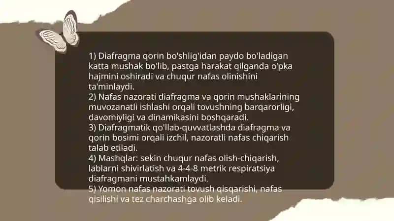 Ovoz tarbiyasi 3
