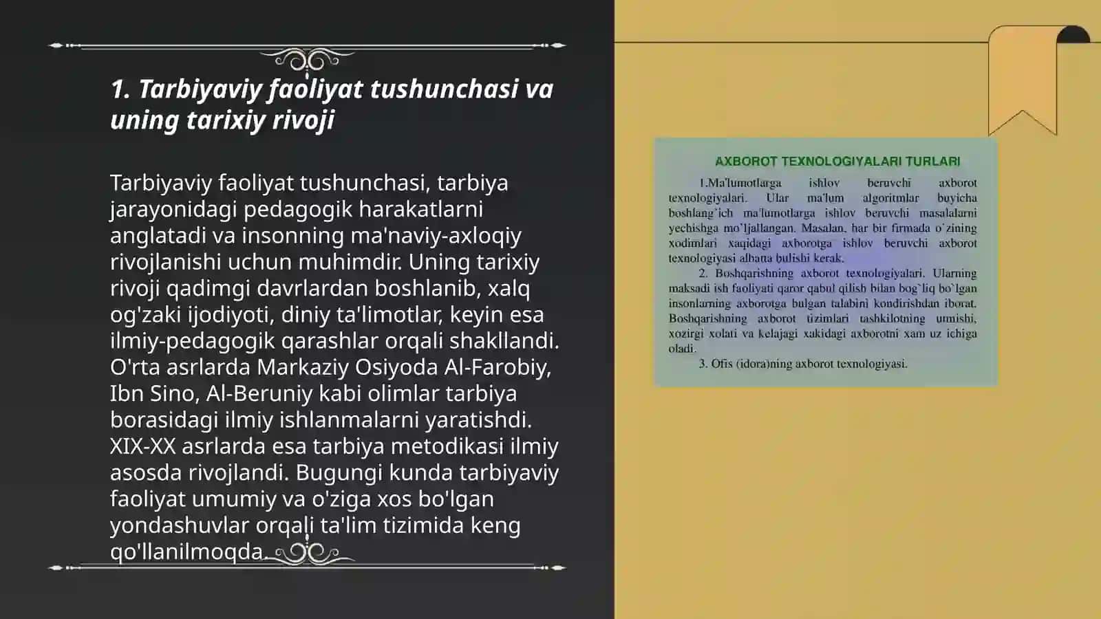 Tarbiyaviy faoliyat diaginostikasining tarixiy tadrijiy rivoji 3