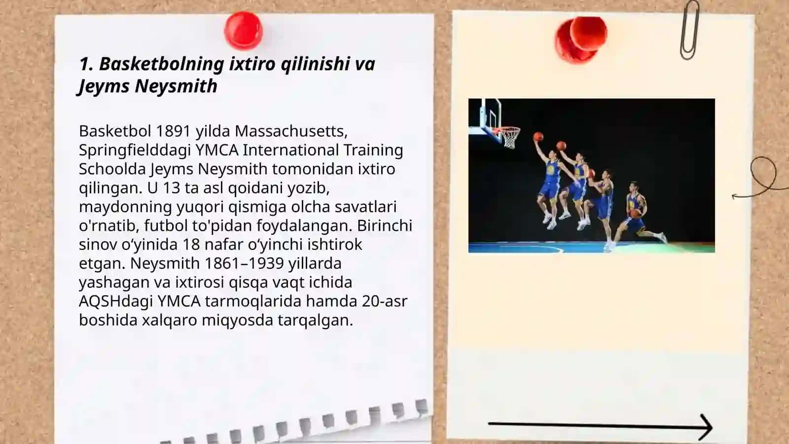 Basketbol oʻyin tarixi 3