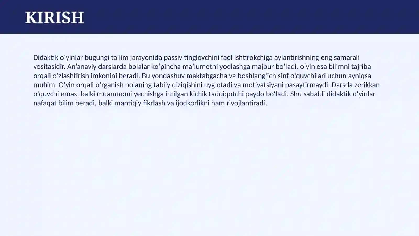 DIDAKTIK O`YINLAR 3