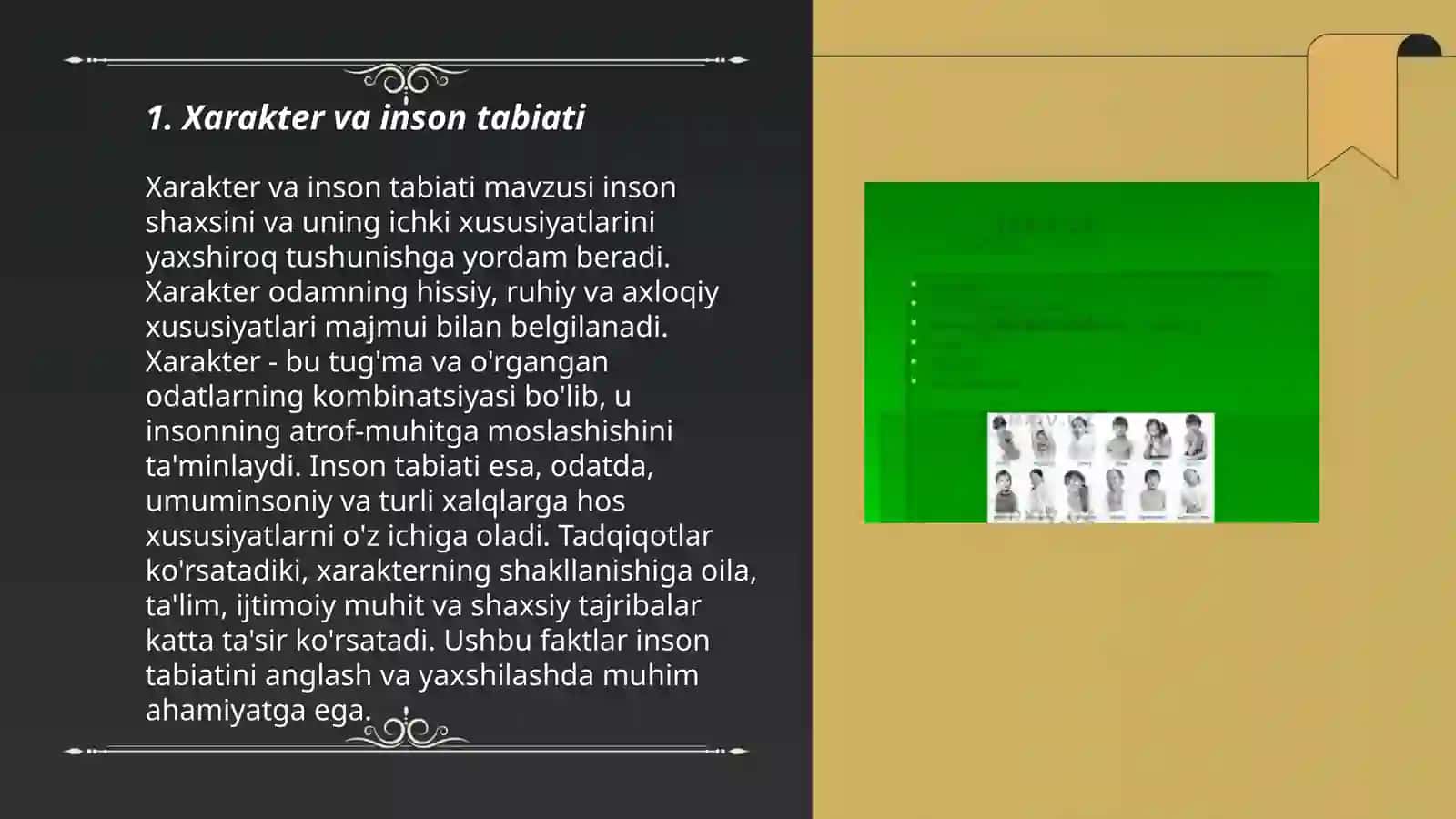 Xarakter va inson tabiati 3