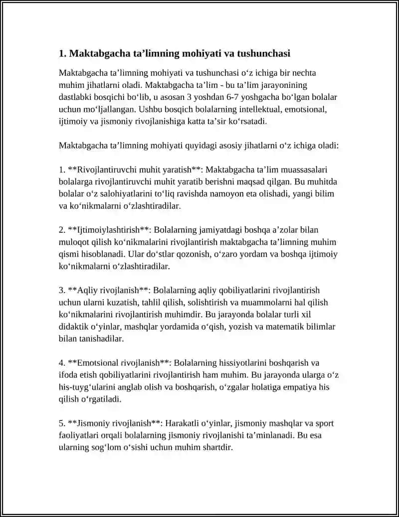 MAKTABGACHA TAʼLIM. KONSEPSIYASI 3