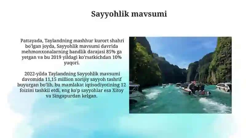 Tailand turizmi (statistika) 3