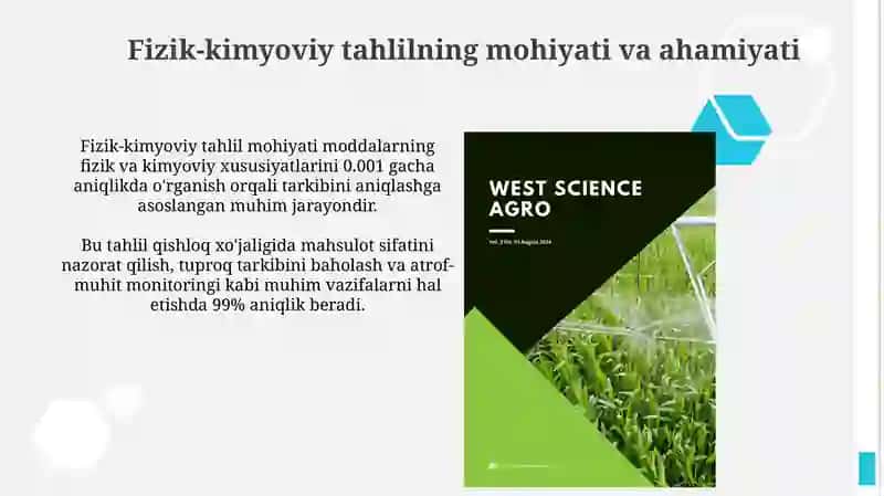 Fizik-kimyoviy tahlil 3