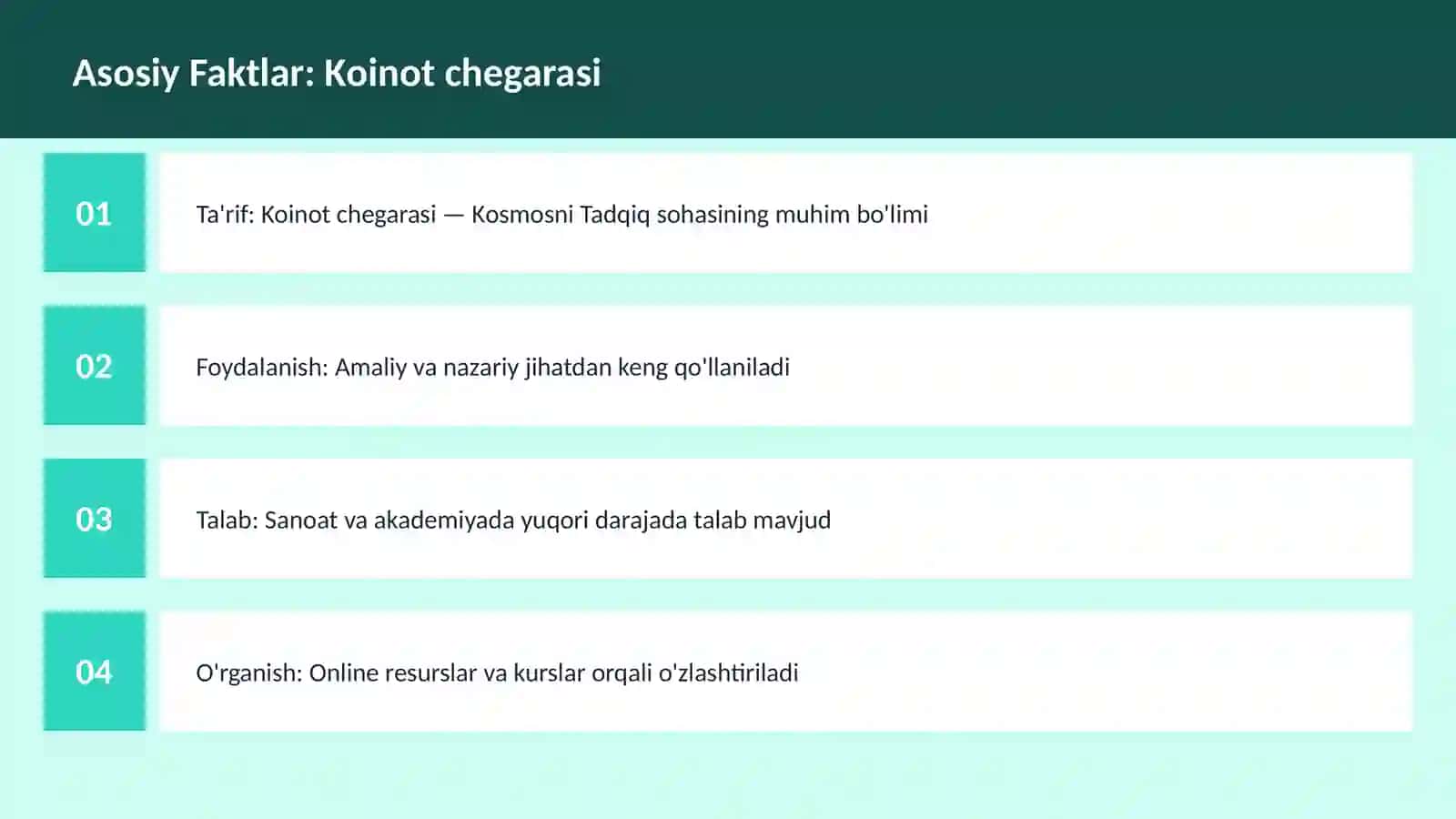 KOSMOSNI TADQIQ 3