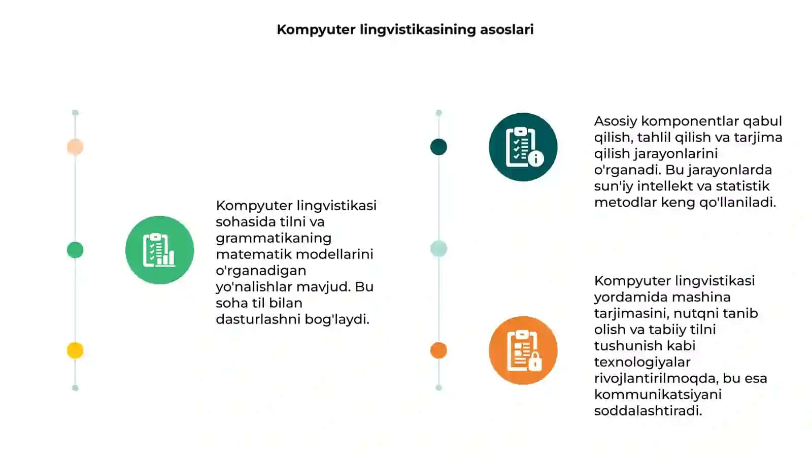 Kompyuter lingvistikasining yo'nalishlari 3