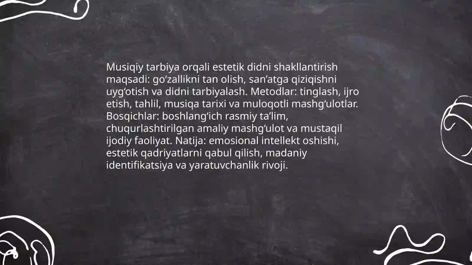 Estetik tarbiya musiqaviy tarbiya vositasi sifatida 3