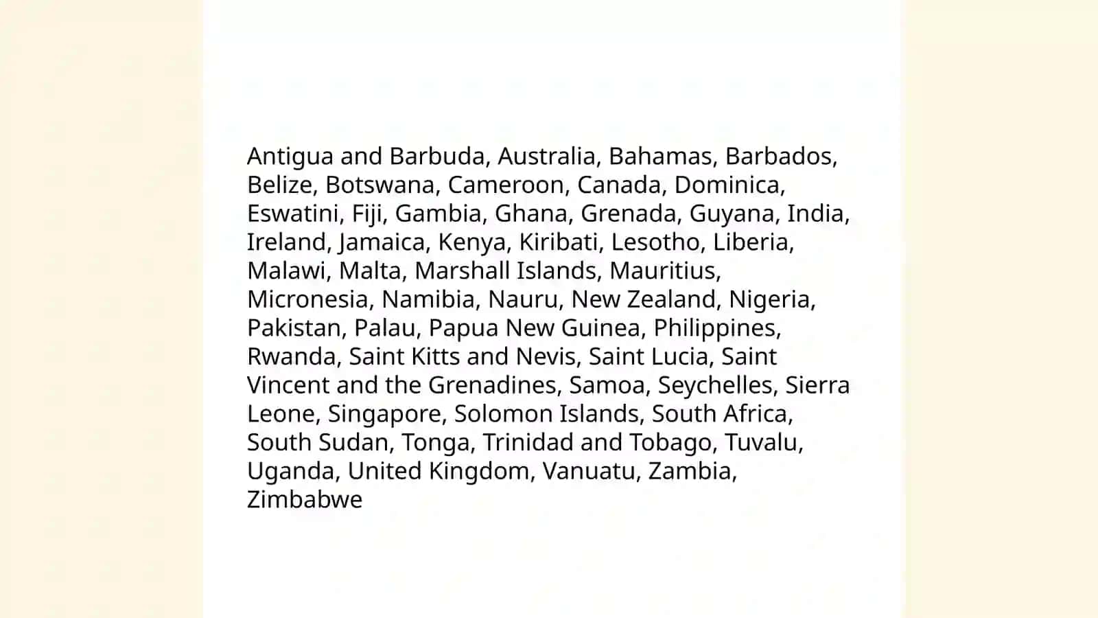 English speaking countries 3