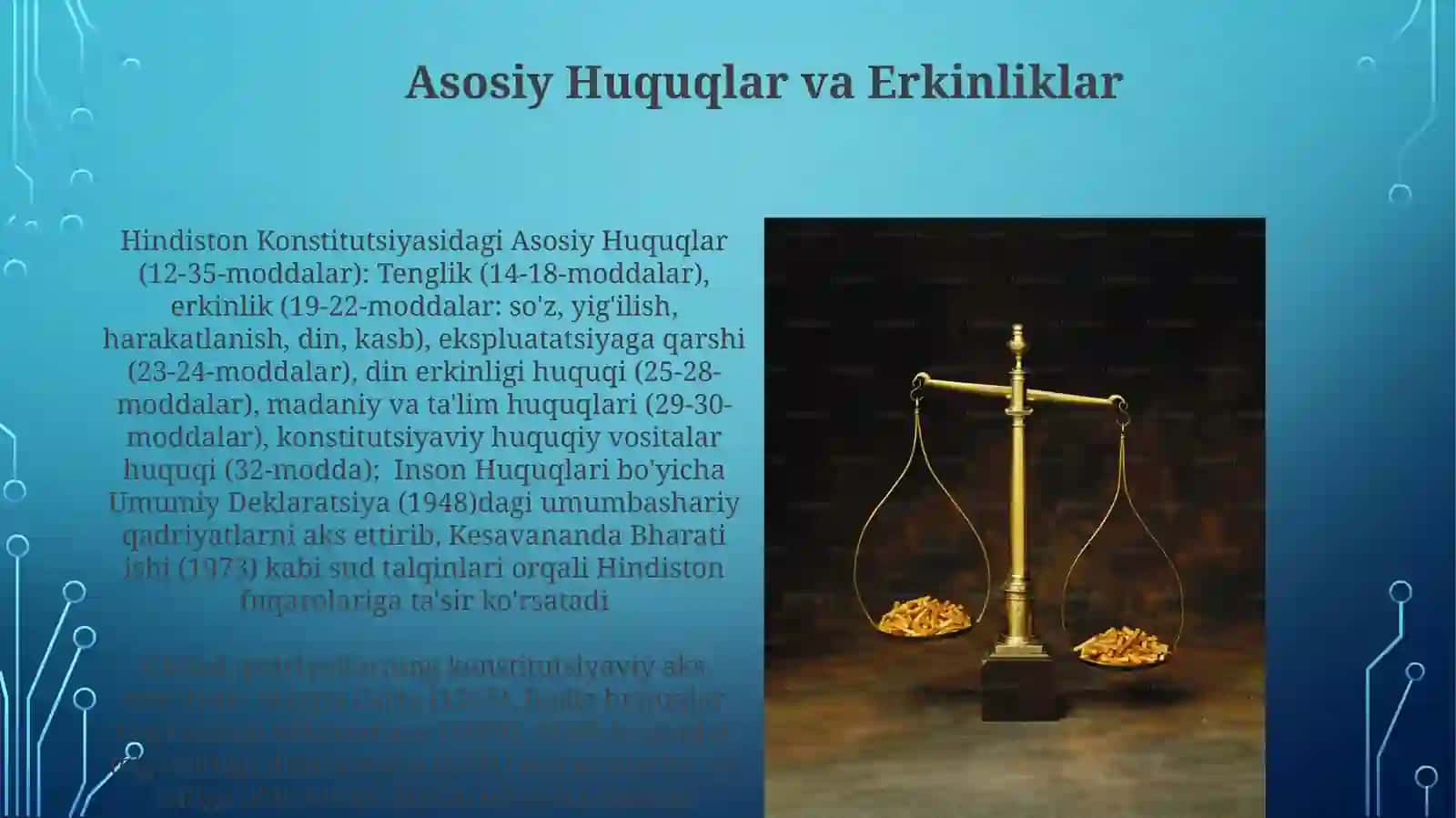 Konstitutsiyalarning global va milliy qadriyatlar muvozanati 3