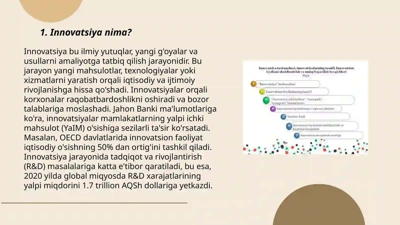Innovatsiya va ixtirolar haqida tushuncha va ularning mohiyati 3