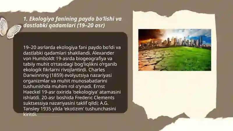 Ekologiya tarixi 3