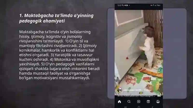Maktabgacha ta'limda o'yin va uning turlari 3