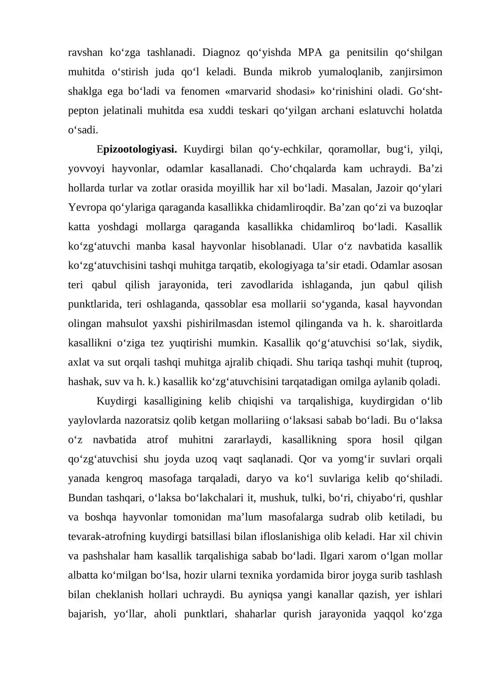 Kuydirgi kasalligi Anthrax 3