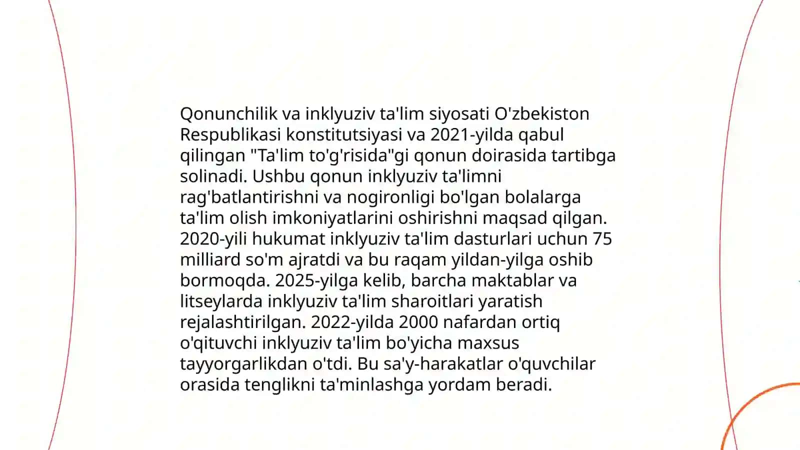 Qonunchilik va inklyuziv ta'lim siyosati 3